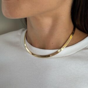Aro bianca dourado