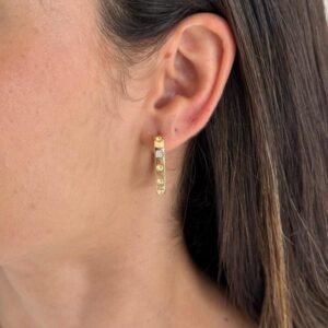 Argola diva dourado G