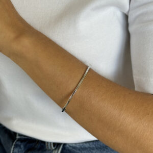 Bracelete quadrado prata
