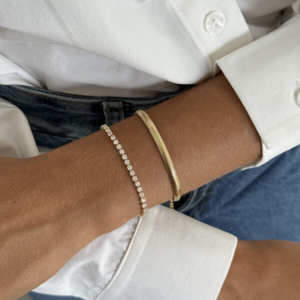 Pulseira dourada riviera - Imagem 2