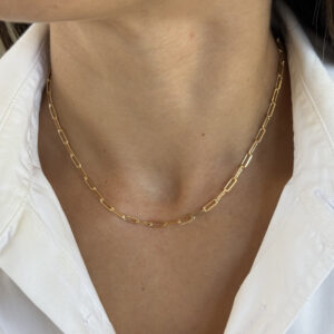 Colar elos dourado